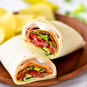 Ham or Turkey Ranch Wrap